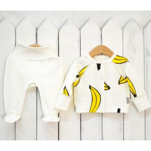 Комплект для новорожденного "Бананы"